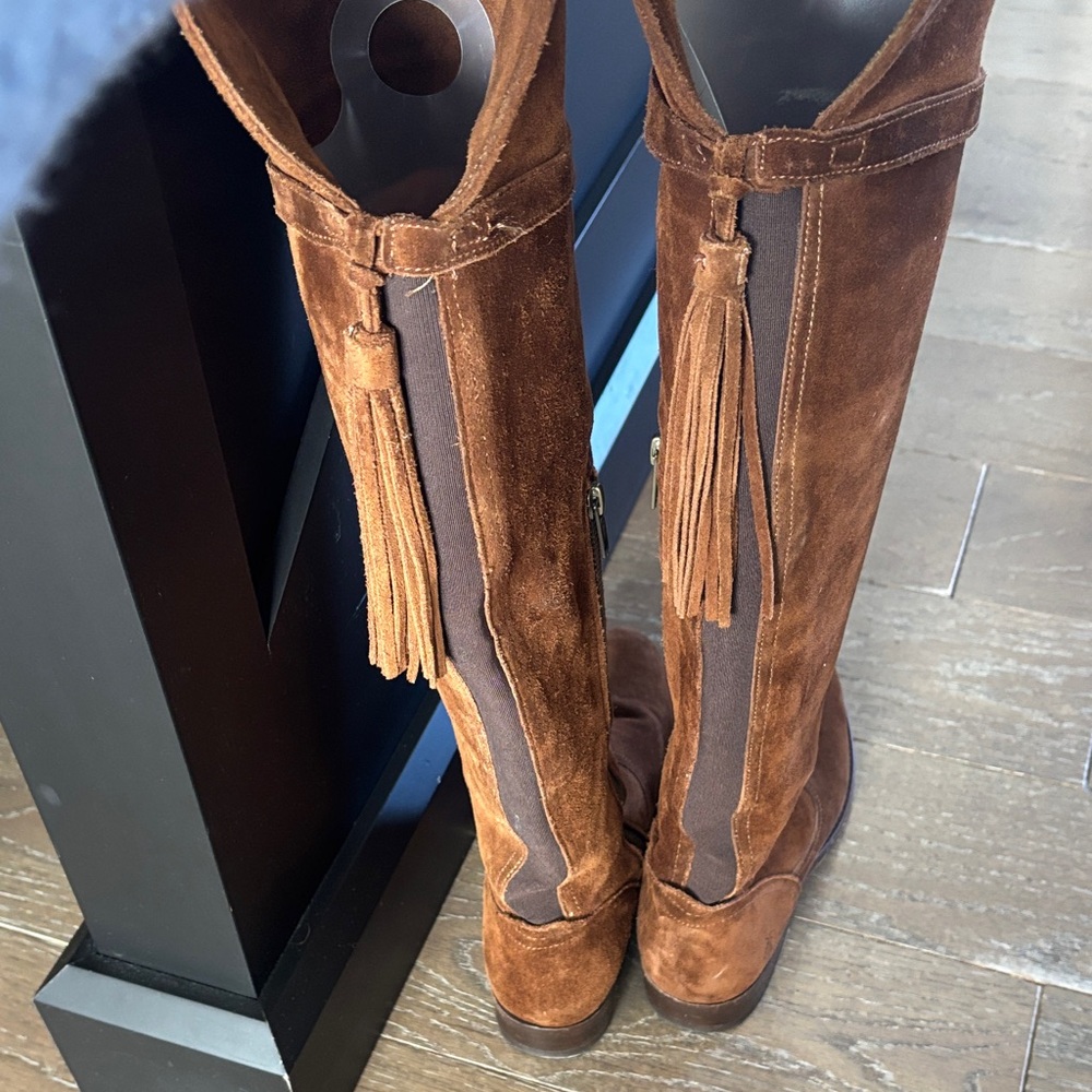 Frye Brown Suede Ankle Boots - Picture 9 of 15